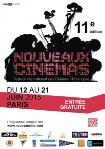 Affiche du 11ème Festival des Nouveaux Cinémas 2015