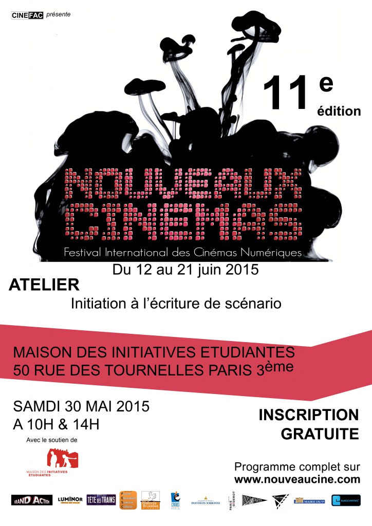 Affiche Atelier de scénario 2015